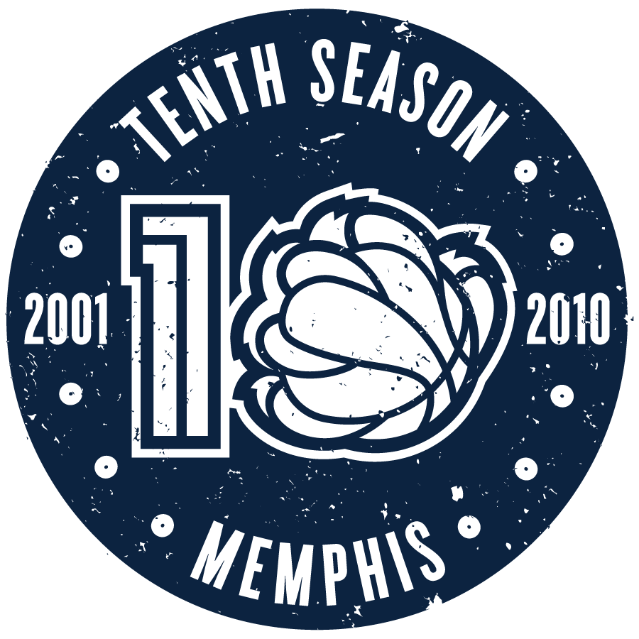 Memphis Grizzlies 2011 Anniversary Logo iron on heat transfer